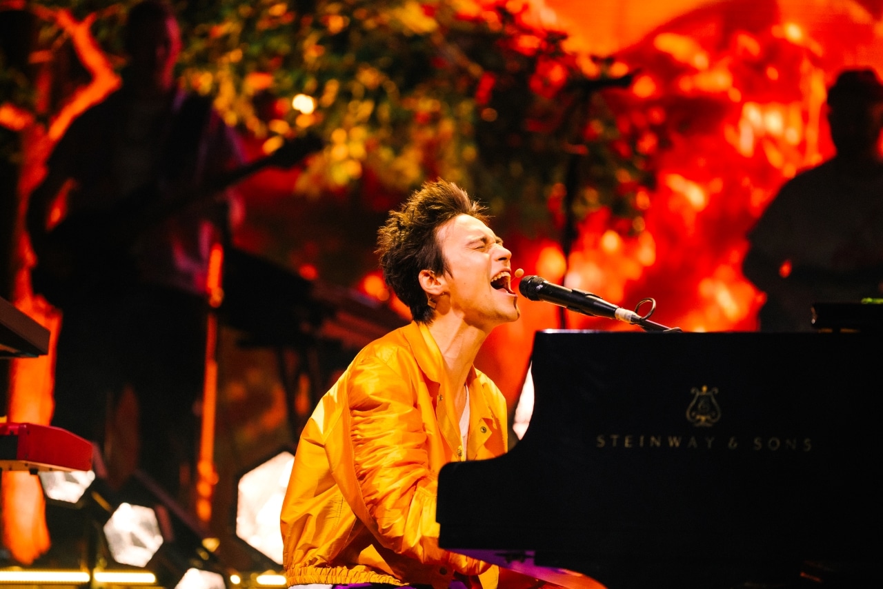 Jacob Collier on stage